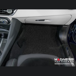 Alfa Romeo Giulia Floor Mats - All Weather - Soft Touch PVC Loop - Front + Rear - Black - RWD